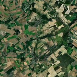 Vue aérienne des environs de La Paille Haute