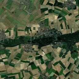 Vue aérienne des environs de Camping les Colombes