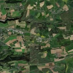 Vue aérienne des environs de Parc résidentiel de Sorinnes