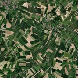 Vue aérienne des environs de Camping Au vert de l'Authie