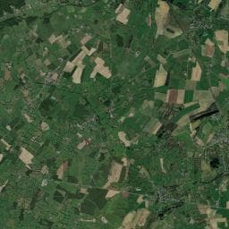 Vue aérienne des environs de Camping Les Hirondelles