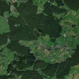Vue aérienne des environs de Bivouac du Château Doyen