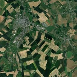 Vue aérienne des environs de Le Cateau-Cambrésis