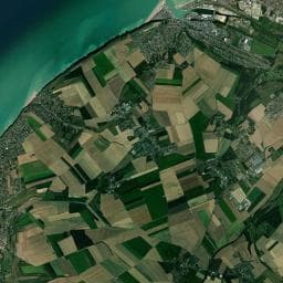 Vue aérienne des environs de Camping Paradis Les Boucaniers