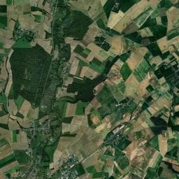 Vue aérienne des environs de Camping Bellevue
