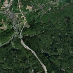 Vue aérienne des environs de Bivakzone Ry de Rome