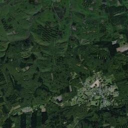 Vue aérienne des environs de Camping Le K d'Or