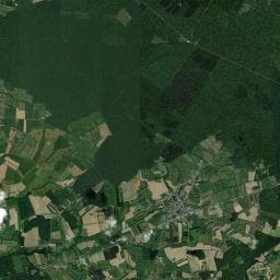 Vue aérienne des environs de Camping du Lac de Condé