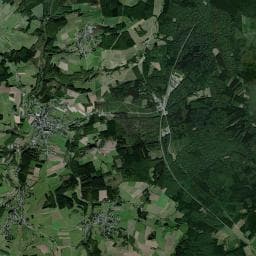 Vue aérienne des environs de Camping Croix-Scaille