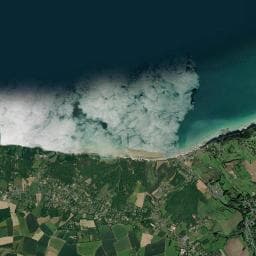 Vue aérienne des environs de Camping Le Marqueval