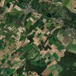 Vue aérienne des environs de Camping de l'Abîme