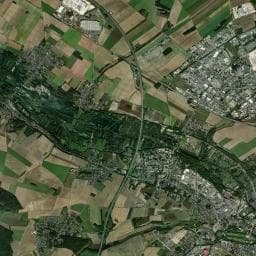 Vue aérienne des environs de Aire de camping-car à Dreuil-lès-Amiens