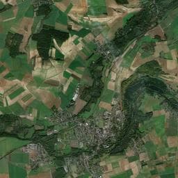 Vue aérienne des environs de Camping Municipal Les Poissonniers