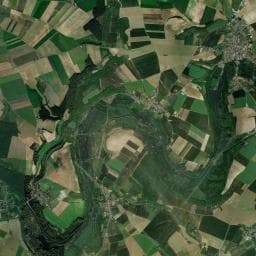 Vue aérienne des environs de Terrain de camping Le Verger
