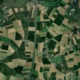 Vue aérienne des environs de Camping Le Pré Vert