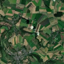 Vue aérienne des environs de Camping de la Vallée de l'Oise