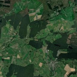 Vue aérienne des environs de Camping Du Pavillon