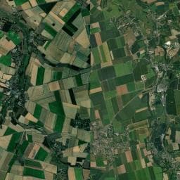 Vue aérienne des environs de Le Relais de la Vallée