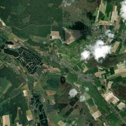 Vue aérienne des environs de Aire de camping-car à Bellengreville