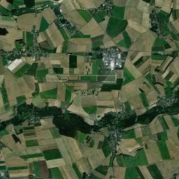 Vue aérienne des environs de Des Hortensias