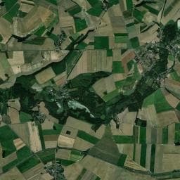 Vue aérienne des environs de Roulotte Eglantine