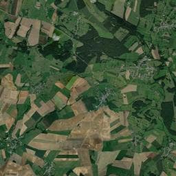 Vue aérienne des environs de Aire camping-car Girondelle