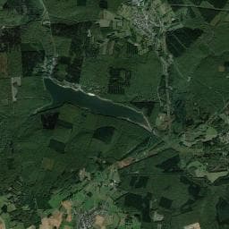 Vue aérienne des environs de Le Lac des Vieilles Forges