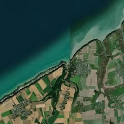 Vue aérienne des environs de L'Oiseau Blanc