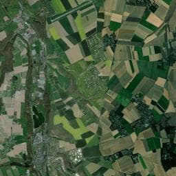 Vue aérienne des environs de Maupassant