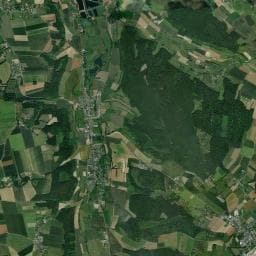Vue aérienne des environs de Le Clos Brayon - Roulotte 76