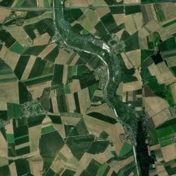 Vue aérienne des environs de Domaine de La Canardière