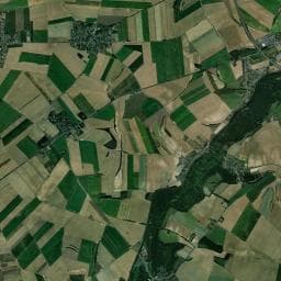 Vue aérienne des environs de Camping du Vivier aux Carpes