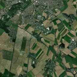 Vue aérienne des environs de Aire de camping-car à Urvillers