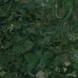 Vue aérienne des environs de Camping Le Ban de Laviot