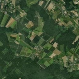 Vue aérienne des environs de Ferme équestre de Pommeréval