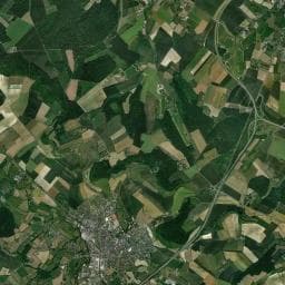 Vue aérienne des environs de Aire de camping-car à Neufchâtel-en-Bray