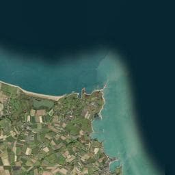 Vue aérienne des environs de La Blanche Nef