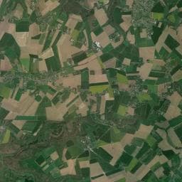 Vue aérienne des environs de L'Aiguille Creuse