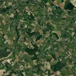 Vue aérienne des environs de Aire de stationnement de La Ferme de Béthune