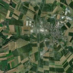 Vue aérienne des environs de Aire de camping-car à Villers-lès-Roye