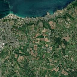 Vue aérienne des environs de Les Logis du Cotentin