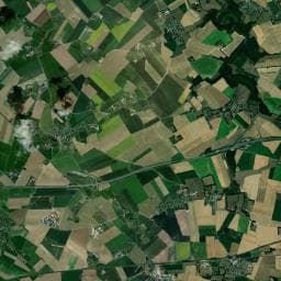 Vue aérienne des environs de Aire de stationnement et de service d'Ecretteville-les-Baons