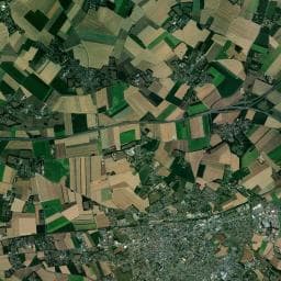 Vue aérienne des environs de Aire de camping-car à Yvetot