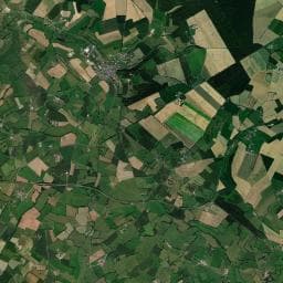 Vue aérienne des environs de Aire de camping-car à Gaillefontaine
