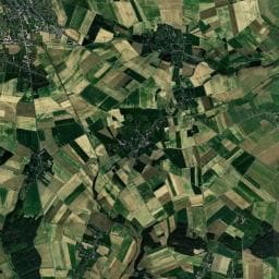 Vue aérienne des environs de Aire de camping-car de Grandvilliers