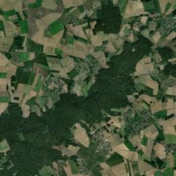 Vue aérienne des environs de La ferme du Tao