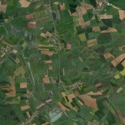 Vue aérienne des environs de Camping du Lac de Douzy