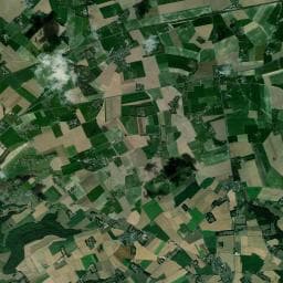 Vue aérienne des environs de Aire de la Ferme du Cèdre