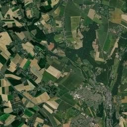 Vue aérienne des environs de Aire de camping-car de Pavilly