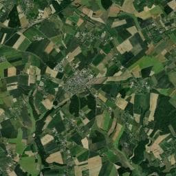 Vue aérienne des environs de Aire de camping-car à Buchy